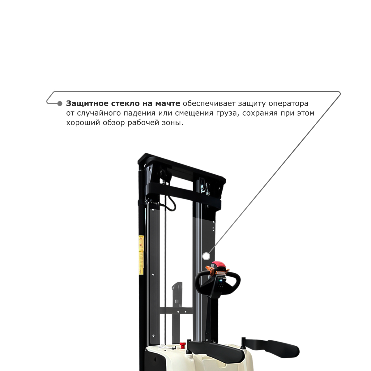 Самоходный электроштабелер PROLIFT M2 SDK 2036 li-ion